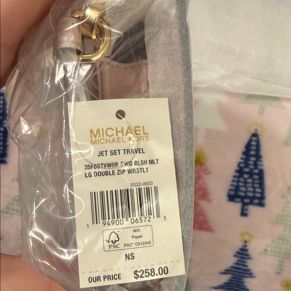 Michael Kors double zip wristlet